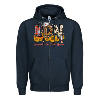 Navy lpn licensed practical nurse Zipper Hoodie - FaDigitalArtStudio