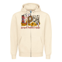Sandshell lpn licensed practical nurse Zipper Hoodie - FaDigitalArtStudio