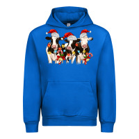 Cobalt christmas three cows Urban Hoodie - MaliasSmallBusiness