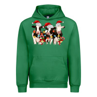 Emerald christmas three cows Urban Hoodie - MaliasSmallBusiness