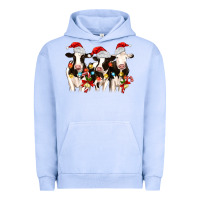Pigment Grape Ice christmas three cows Urban Hoodie - MaliasSmallBusiness
