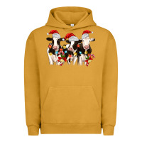 Pigment Peanut Butter christmas three cows Urban Hoodie - MaliasSmallBusiness