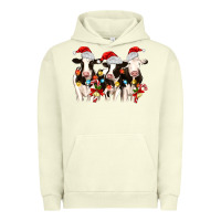 Pigment Pistachio christmas three cows Urban Hoodie - MaliasSmallBusiness