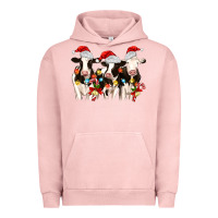 Pigment Salmon christmas three cows Urban Hoodie - MaliasSmallBusiness