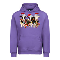 Tulip christmas three cows Urban Hoodie - MaliasSmallBusiness