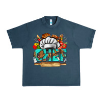 Midnight Navy chef Urban Heavy Tee - texasbilliewilder