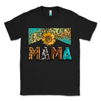 Black mama sunflower junkie Classic Tee - Zillion Design Studio