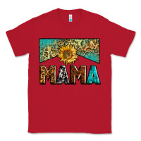 Red mama sunflower junkie Classic Tee - Zillion Design Studio
