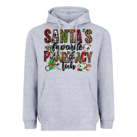 Heather Grey santa's favorite pharmacy tech Heavyweight Hoodie - Jasminsmagicworld