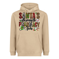 Mushroom santa's favorite pharmacy tech Heavyweight Hoodie - Jasminsmagicworld