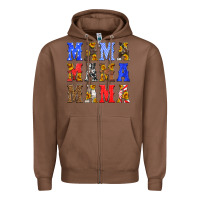 Chestnut mama american flag 4th of july Zipper Hoodie - HRA Design Shop
