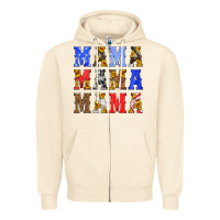 Sandshell mama american flag 4th of july Zipper Hoodie - HRA Design Shop