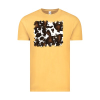 Vintage Mustard cowhide background Vintage Tee - RanaPortraitStore