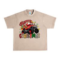 Merry Christmas Truck Urban Heavy Tee | Teevron