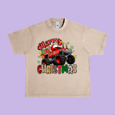 Urban Heavy Tee merry christmas truck