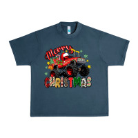 Midnight Navy merry christmas truck Urban Heavy Tee - Zillion Design Studio
