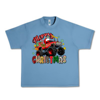 Pebble Blue merry christmas truck Urban Heavy Tee - Zillion Design Studio