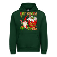 Forest Green Christmas gnome hot cocoa Urban Hoodie - MaliasSmallBusiness