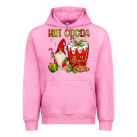 Fuchsia Pink Christmas gnome hot cocoa Urban Hoodie - MaliasSmallBusiness