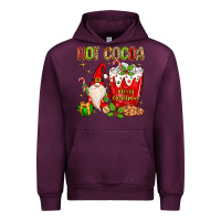 Mauve Wine Christmas gnome hot cocoa Urban Hoodie - MaliasSmallBusiness