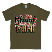 Army Green flowers blessed mini Classic Tee - Zillion Design Studio