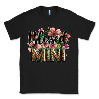 Black flowers blessed mini Classic Tee - Zillion Design Studio