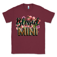 Burgundy flowers blessed mini Classic Tee - Zillion Design Studio