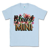 Dusty Blue flowers blessed mini Classic Tee - Zillion Design Studio