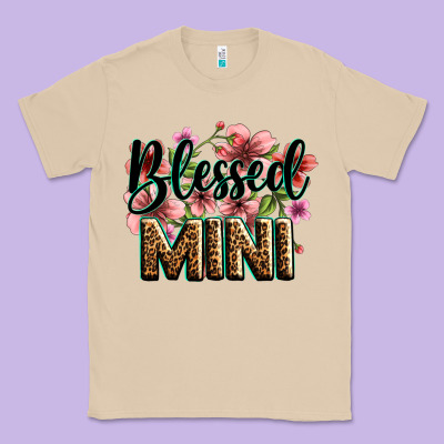 Flowers Blessed Mini Classic Tee Designed By Zillion Design Studio