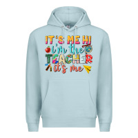 Blue Mist its me hi im the teacher its me nca Premium Hoodie - NancyCooperArtShop