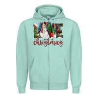 Seafoam love christmas Zipper Hoodie - FaDigitalArtStudio