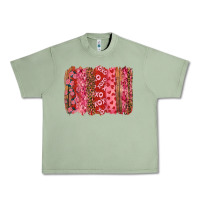 Oil Green Valentine's Day Brushstrokes with Roses Urban Heavy Tee - RanaPortraitStore