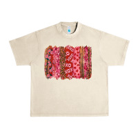 Sandshell Valentine's Day Brushstrokes with Roses Urban Heavy Tee - RanaPortraitStore