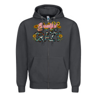 Smoke beautiful crazy Zipper Hoodie - CowhideDigitalArt