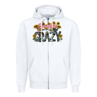 White beautiful crazy Zipper Hoodie - CowhideDigitalArt