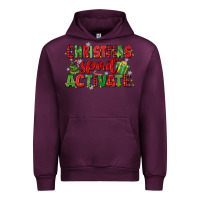 Mauve Wine christmas spirit activate Urban Hoodie - MaliasSmallBusiness