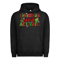 Pigment Black christmas spirit activate Urban Hoodie - MaliasSmallBusiness
