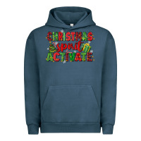 Pigment Midnight Navy christmas spirit activate Urban Hoodie - MaliasSmallBusiness