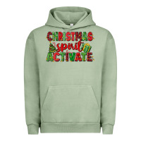 Pigment Oil Green christmas spirit activate Urban Hoodie - MaliasSmallBusiness