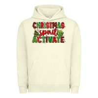 Pigment Pistachio christmas spirit activate Urban Hoodie - MaliasSmallBusiness