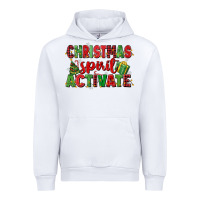 White christmas spirit activate Urban Hoodie - MaliasSmallBusiness
