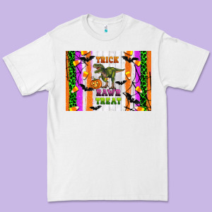 Trick Rawr Treat Kids Bottle Premium Tee Designed By Artiststas