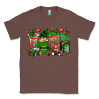 Chestnut christmas tractor coffee cups Classic Tee - texasbilliewilder