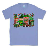 Colony Blue christmas tractor coffee cups Classic Tee - texasbilliewilder
