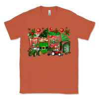 Copper christmas tractor coffee cups Classic Tee - texasbilliewilder