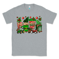 Heather Grey christmas tractor coffee cups Classic Tee - texasbilliewilder