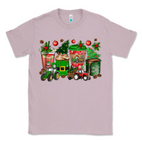Lilac christmas tractor coffee cups Classic Tee - texasbilliewilder