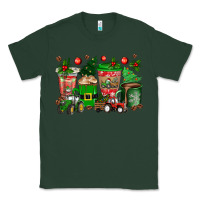 Sports Green christmas tractor coffee cups Classic Tee - texasbilliewilder