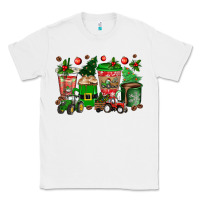 White christmas tractor coffee cups Classic Tee - texasbilliewilder
