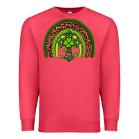 Cardinal Western Shamrock Cross Rainbow Premium Sweatshirt - Artiststas